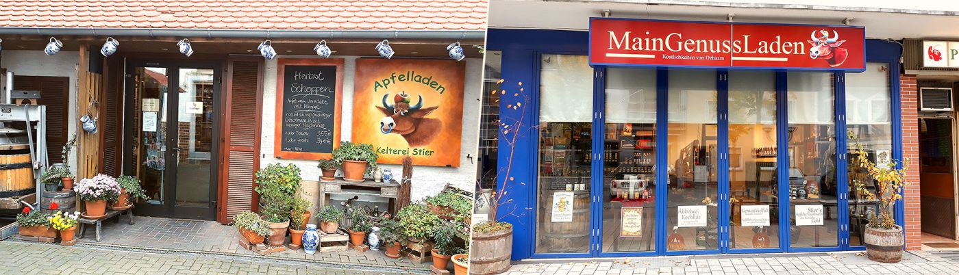 Fotos unserer Läden in Maintal-Bischofsheim und Hanau