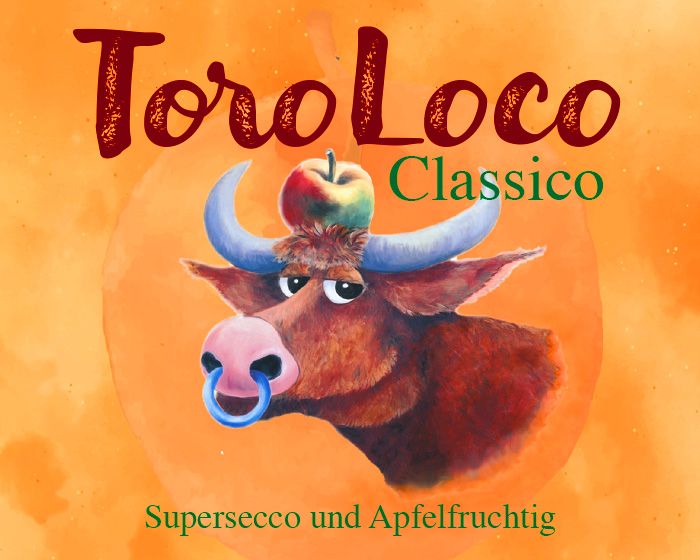 Flaschenetikett „Toro Loco Classico“