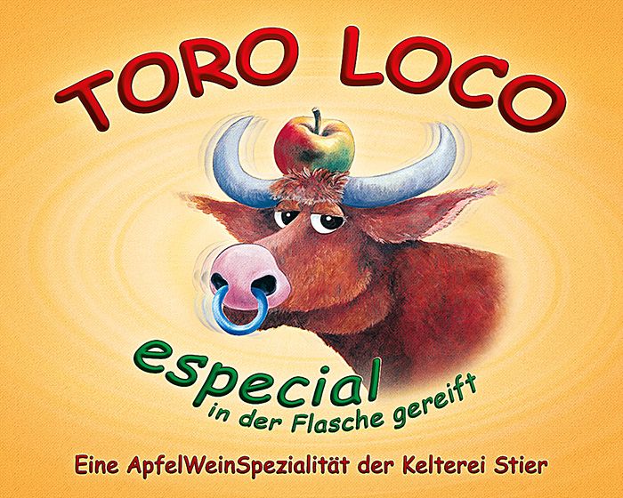 Flaschenetikett „Toro Loco especial“