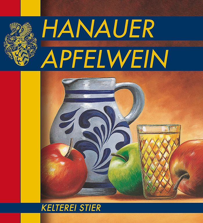 Flaschenetikett „Hanauer Apfelwein“